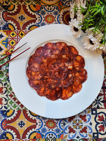 100% Iberian Prime-cut acorn-fed CHORIZO - Half sausage