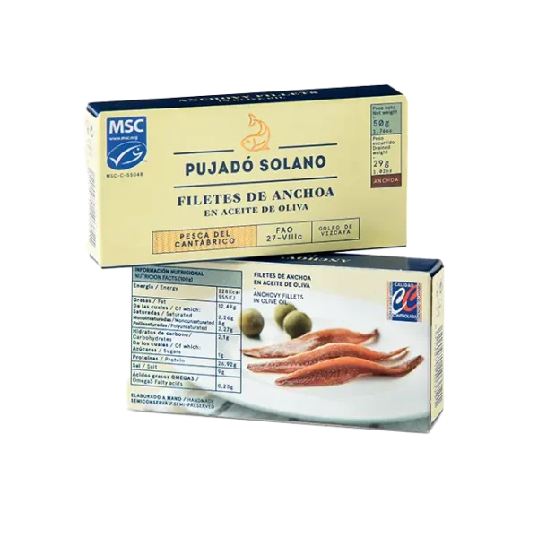 Dark Anchovy Filets 50g