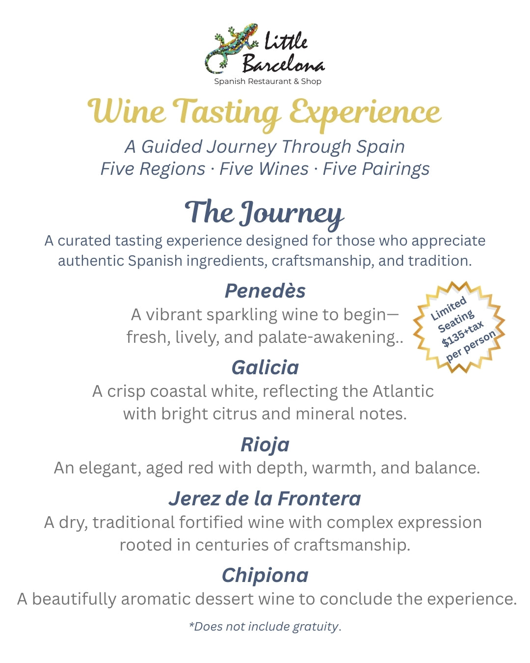 Wine Tasting Experience - A Journey through Spain