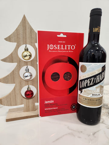 Gift Bundle - Lopez de Haro 2020 Crianza & Jamón Joselito Gran Reserva