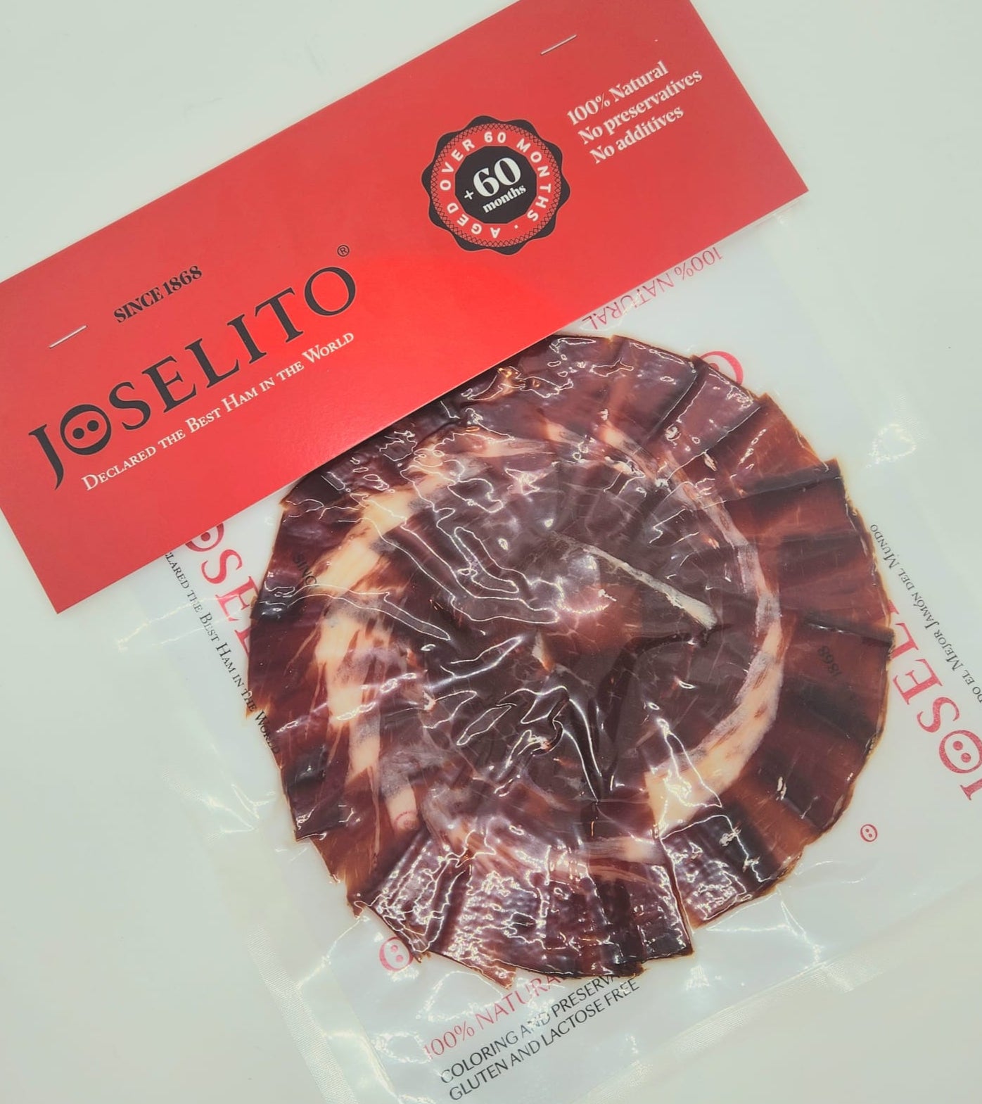 Joselito 100% Jamón Ibérico (Pata Negra) acorn-fed 2020 sliced in-house 70g