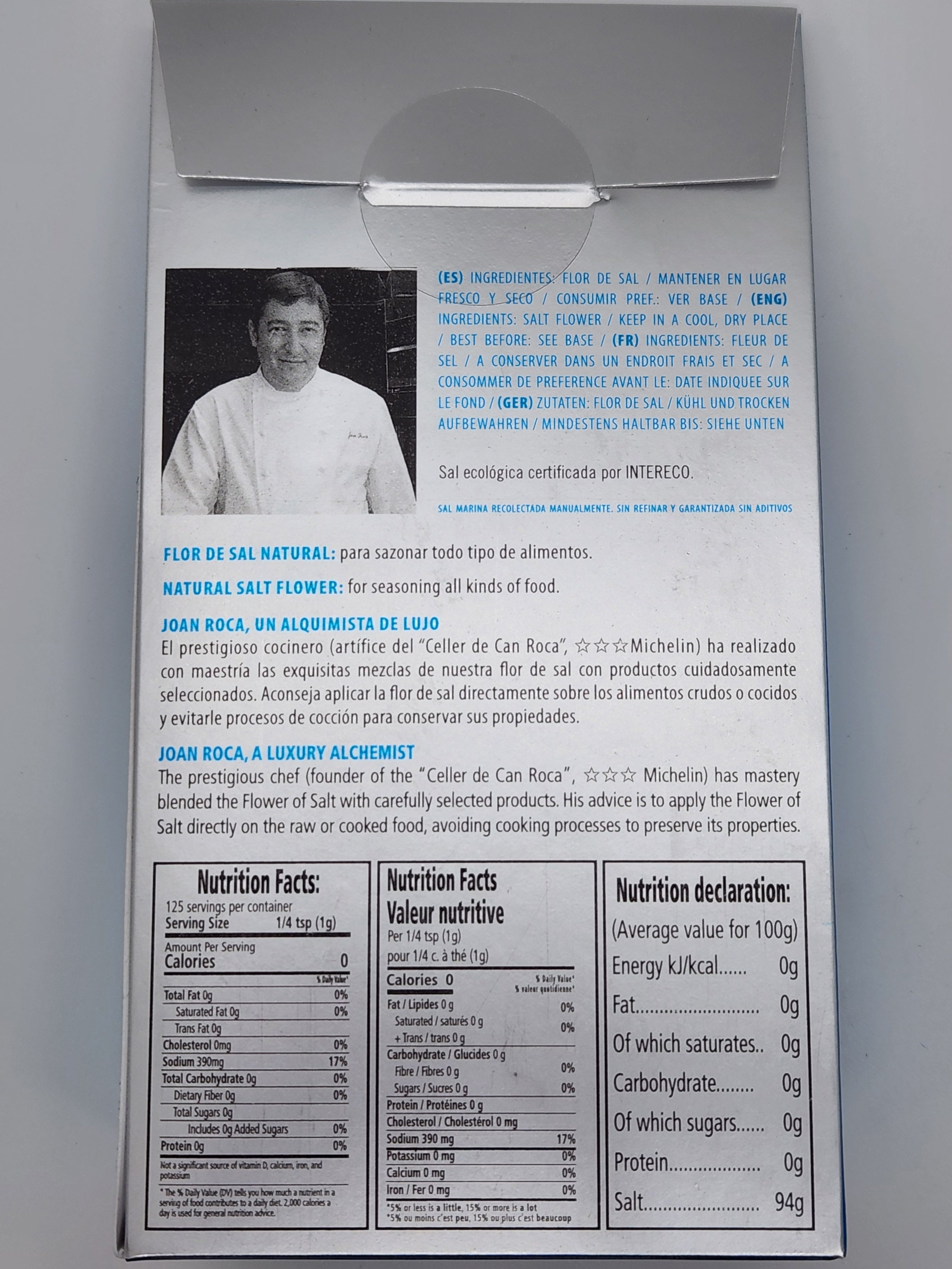 Flor del Delta Mediterranean Natural Salt – Little Barcelona