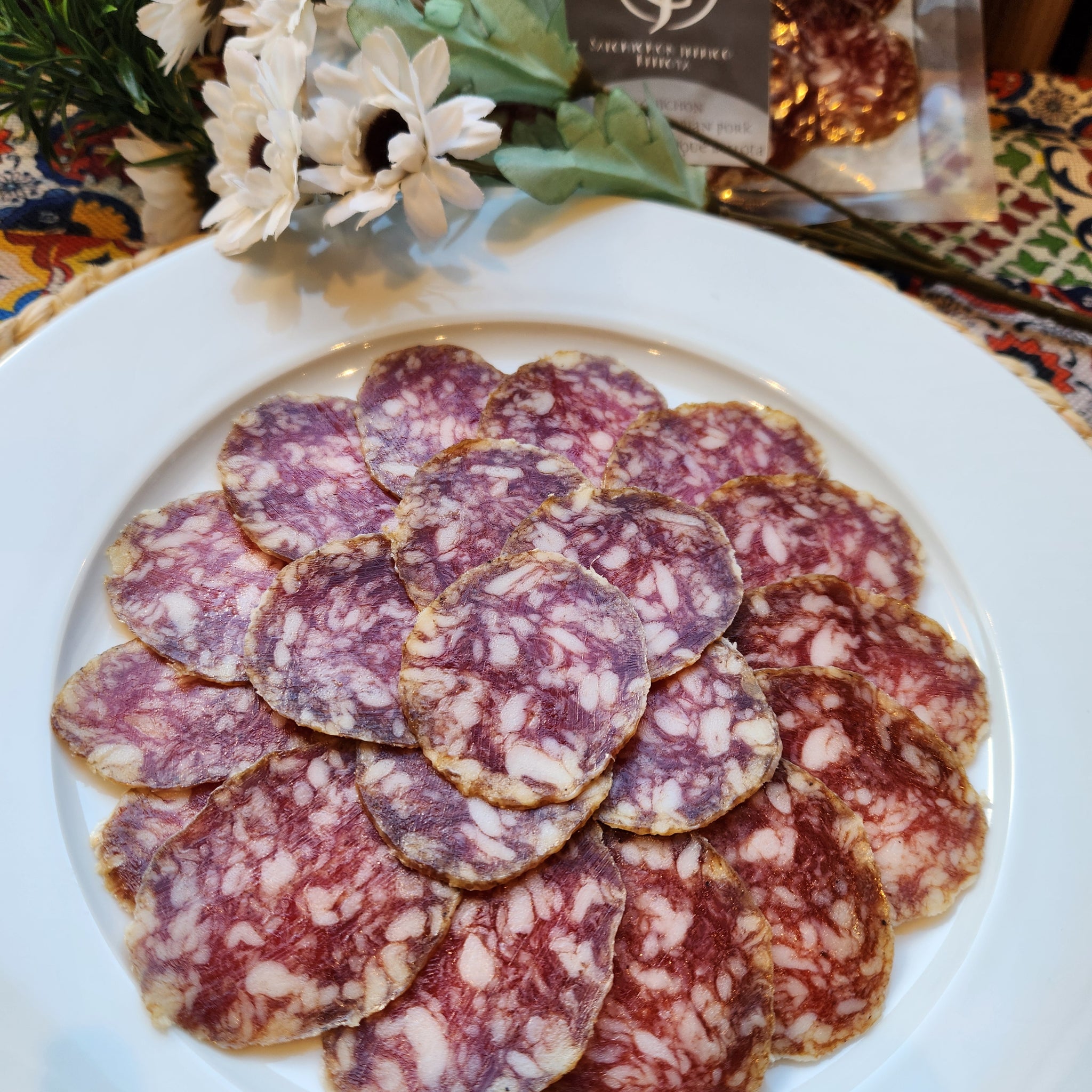 100% Iberian Prime-cut acorn-fed SALCHICHON half sausage