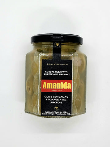 AMANIDA GORDAL OLIVES WITH CHEESE AND ANCHOVY